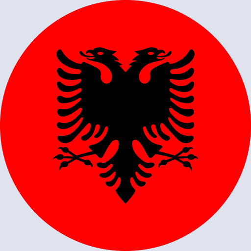 كتابة أسماء على علم ألبانيا