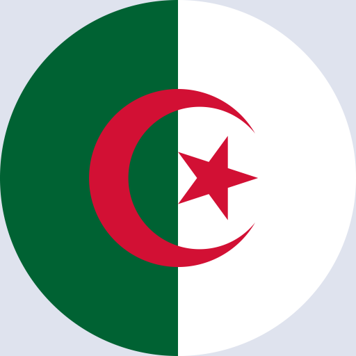 كتابة أسماء على علم الجزائر