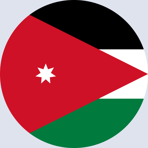 كتابة أسماء على علم الأردن