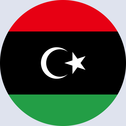 كتابة أسماء على علم ليبيا