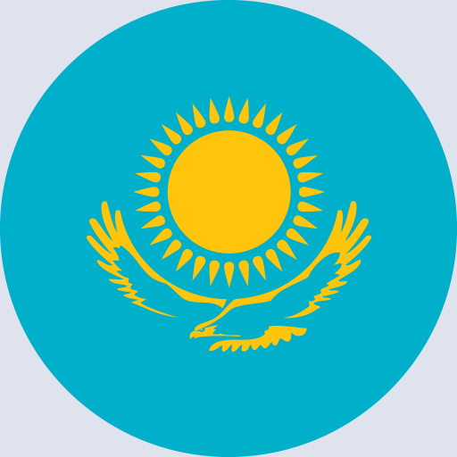 كتابة أسماء على علم كازاخستان
