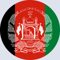 كتابة أسماء على صورة علم أفغانستان