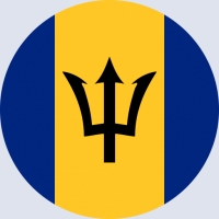 كتابة أسماء على صورة علم باربادوس