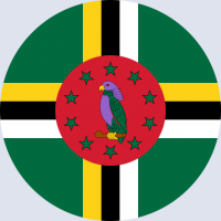 كتابة أسماء على صورة علم دومينيكا