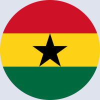 كتابة أسماء على صورة علم غانا