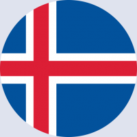 كتابة أسماء على صورة علم أيسلندا