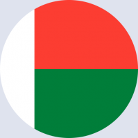 كتابة أسماء على صورة علم مدغشقر