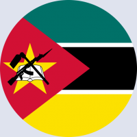 كتابة أسماء على صورة علم الموزمبيق