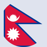 كتابة أسماء على صورة علم نيبال
