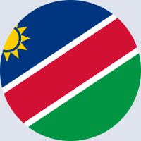 كتابة أسماء على صورة علم ناميبيا
