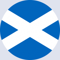 كتابة أسماء على صورة علم سكوتلندا
