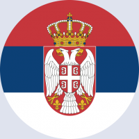 كتابة أسماء على صورة علم صربيا