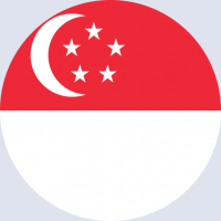 كتابة أسماء على صورة علم سنغافورة