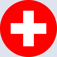 كتابة أسماء على صورة علم سويسرا
