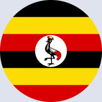 كتابة أسماء على صورة علم أوغندا