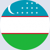 كتابة أسماء على صورة علم أوزبكستان